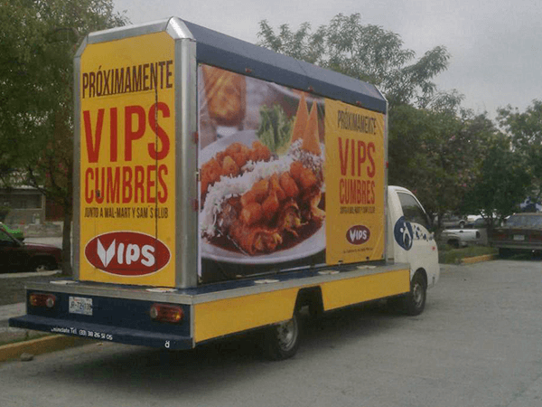 Apa Vallas Mviles con Cobertura Nacional Restaurante Vips